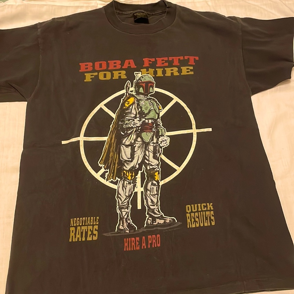 Clear out sale! Glow in the dark Boba Fett Star Wars T-shirt!